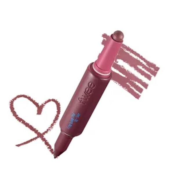 Long-Lasting Dual Coloring Stick Lip Liner - 6 Colors
