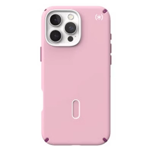 Speck iPhone 16 Pro Max Presidio2 ClickLock Case with MagSafe - Wednesday Pink: Slim TPU Cover