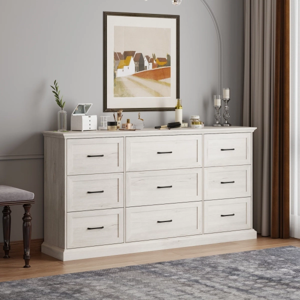 Latitude Run® 71'' W 9-Drawer Elegant Dresser & Chest & Reviews | Wayfair