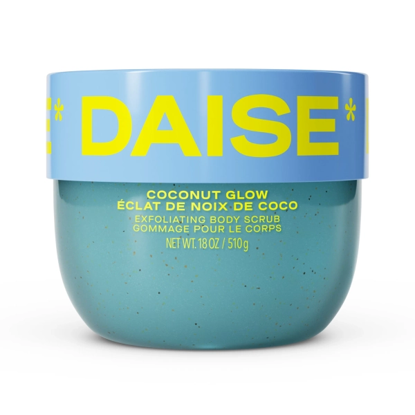 DAISE Exfoliating Body Scrub in Coconut Glow, For Soft Glowing Skin, 18 oz/510 g, body scrub, exfoliant, skin