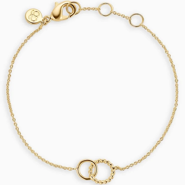 Gorjana Women's 18k Gold Crew Charm Bracelet