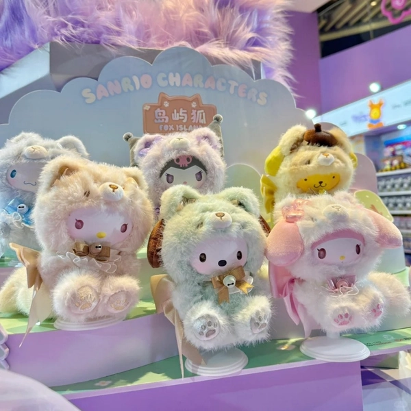 MINISO Sanrio Characters Fox Island Series Plush Confirmed Blind Box Toys