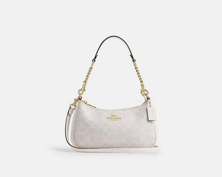 Coach Women's Teri Shoulder Bag in Signature Canvas