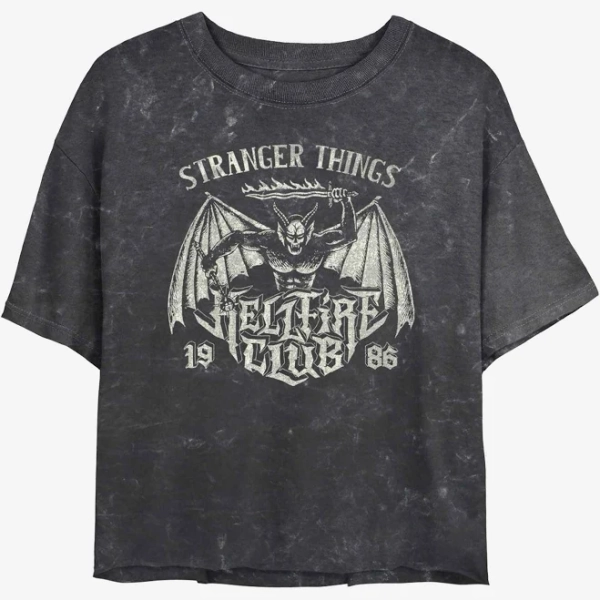 Stranger Things Hellfire Club Metal Band T-Shirt