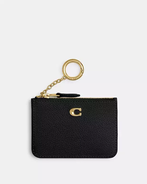 Brass/Black Essential Mini Id Card Case