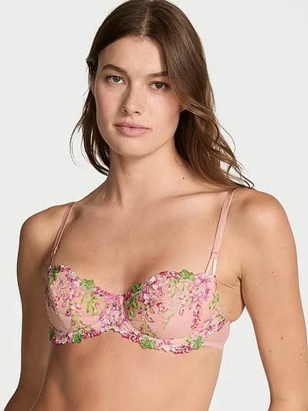 Dream Angels Wicked Vintage Blossom Embroidery Lace Balconette Bra