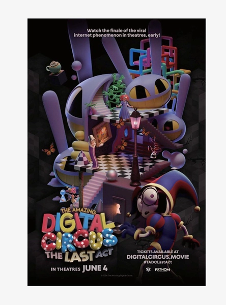 The Amazing Digital Circus Finale Movie Poster Hot Topic Exclusive