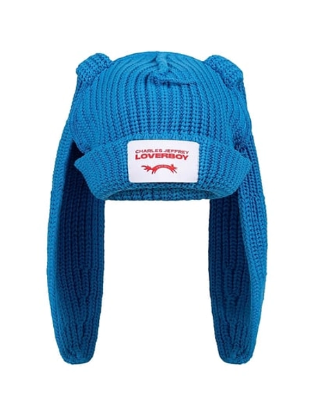 Charles Jeffrey Loverboy Men's Chunky Rabbit Beanie - Light Blue