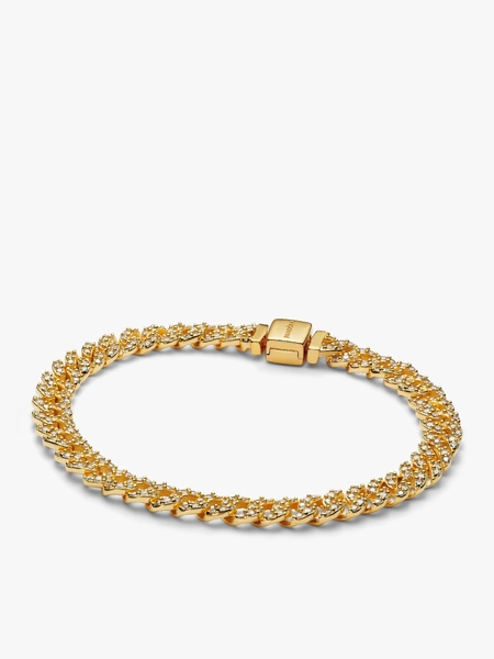 Pavé Cuban Chain Bracelet
