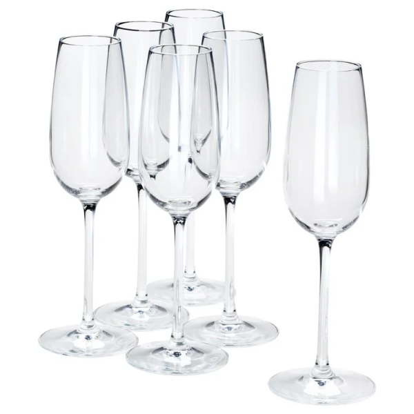 STORSINT Champagne glass - clear glass 22 cl