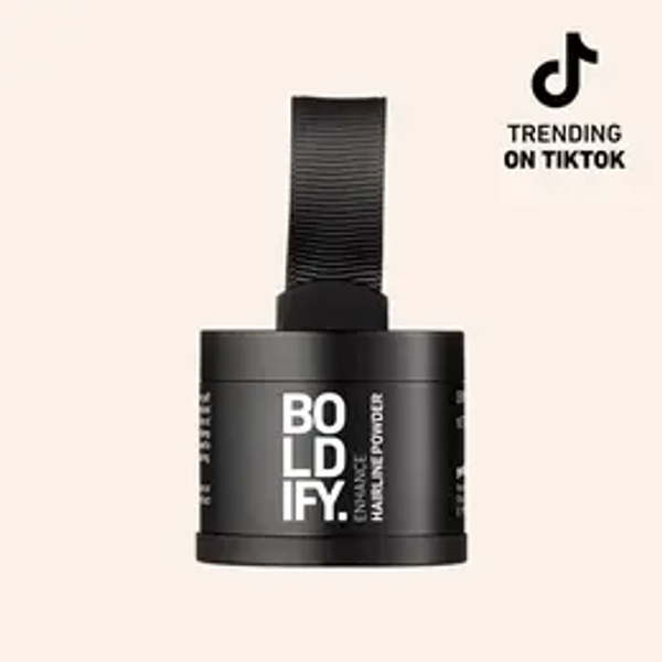 BOLDIFY Hairline Powder - Root Touch Up Hair Color for Gray Coverage - Bald Spot Concealing Hair Powder for Women & Men - 48-Hour Stain-Proof - Haircare Thickening