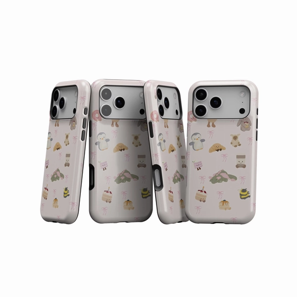 Cute Jellycat Inspired Phone Case, Plush Bunny Phone Cover, Whimsical Fall Phone Accessory, iPhone 17 16 15 14 13 12 11, Samsung S25 S24