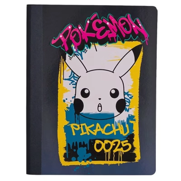 Pokemon 7.5"x9.75" Graffiti Wide Rule Composition Book