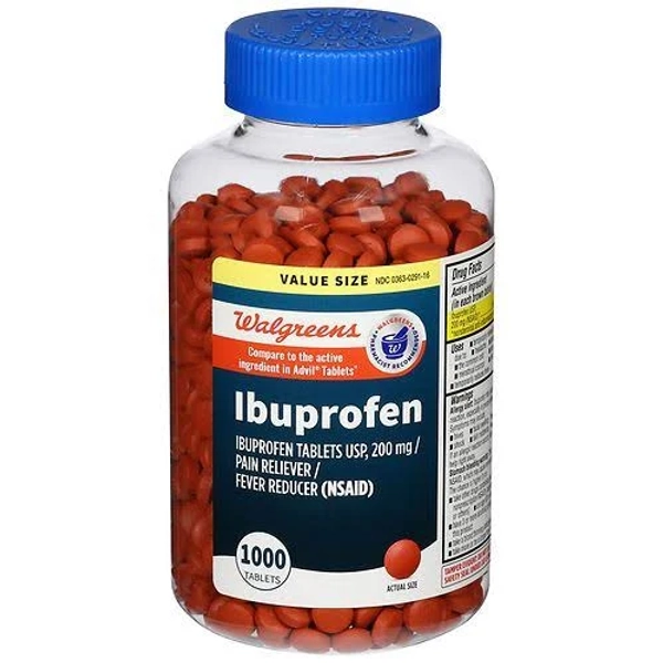 Walgreens Ibuprofen 200 mg Tablets
