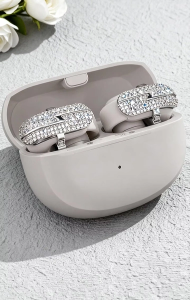 Sparkly Lightning Diamond Bose ultra Earbud Accessories, Earbud Charm