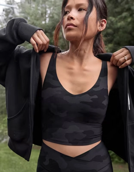 OFFLINE By Aerie Real Me Low Key Longline Sports Bra