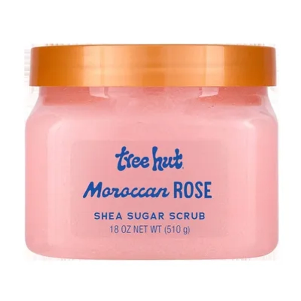 Tree Hut Moroccan Rose Shea Sugar Body Scrub - 18oz: Paraben-Free, Sulfate-Free, Vegan, Alcohol-Free