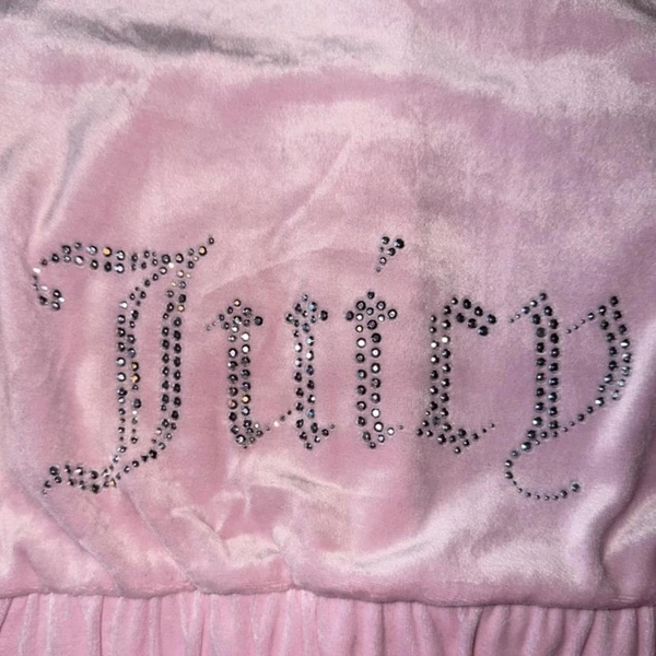 youth xl baby pink juicy couture track jacket - fits...