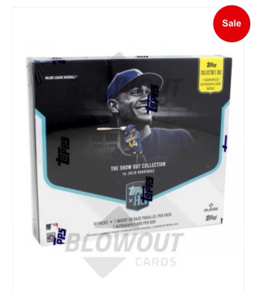 2023 Topps X Julio Rodriguez Collectors Baseball Box