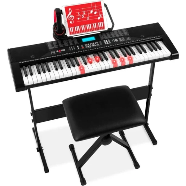 Costway 61-Key Electronic Keyboard Piano Set
