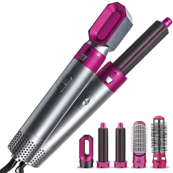 Aoibox 5-in-1 Curling Wand Hair Dryer Set