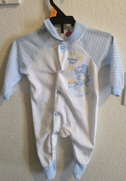 Vintage 1980s Care Bear Infant One Piece Size 12-18 Pounds