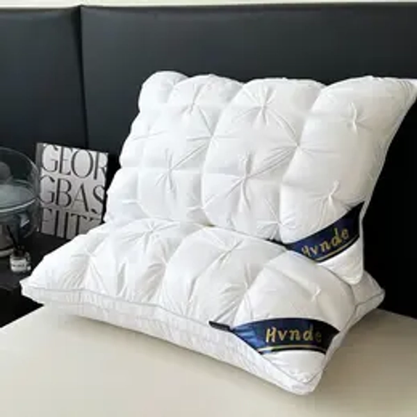 Hvnde Hotel Collection Deep Sleep Pillow - Neck Support Non-Collapse Design Hypoallergenic  for Side Supine Prone Sleepers pillows
