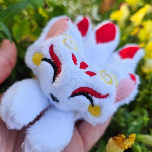 Pocket Kitsune - Weighted Plush - Stuffed Animal - Nine Tailed Fox - Japan
