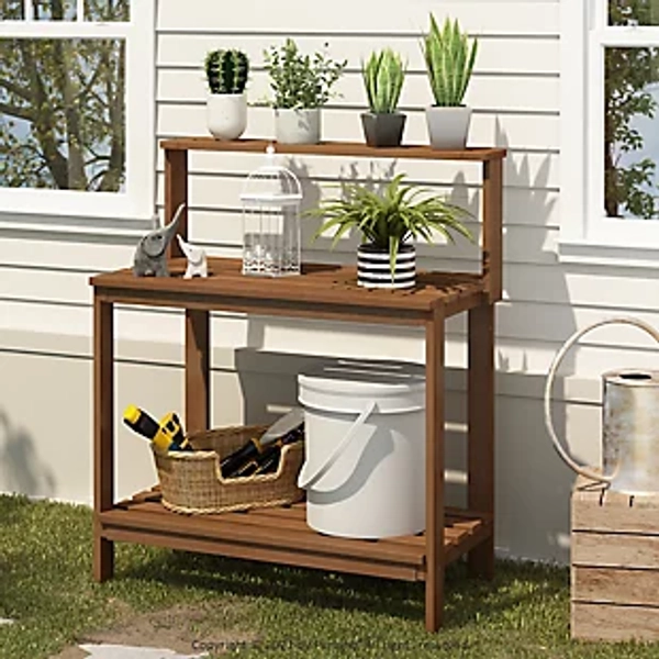 Furinno Tioman Outdoor Potting Bench