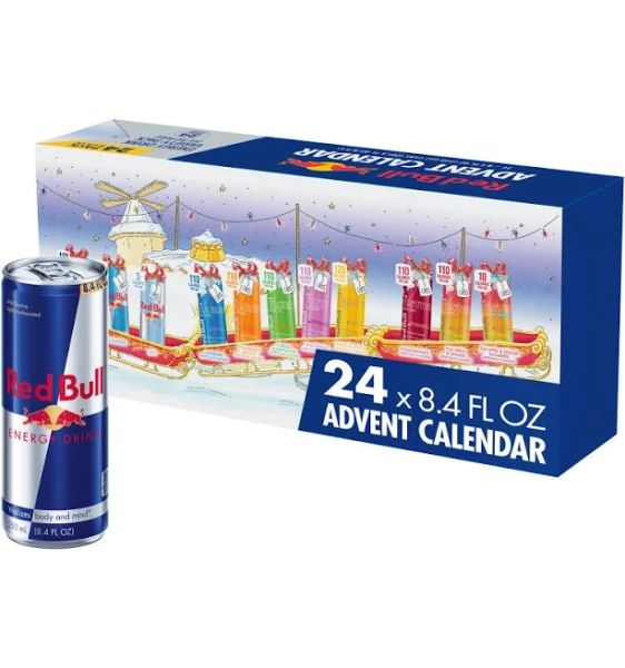 Red Bull Advent Calendar Energy Drink Variety Pack