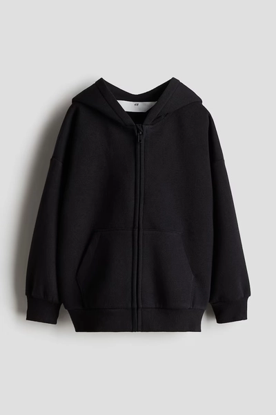 Oversized Hooded Jacket - Black