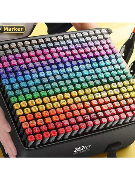 24/36/48/60/80/120/168/262 Colors Drawing Markers Dual Tip Permanent Art Sketch Markers For Illustration School Supplied Back To School