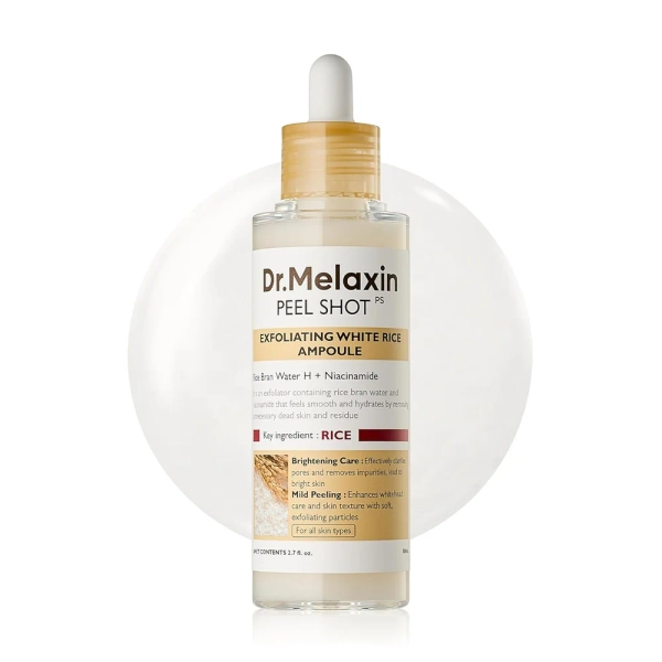 Dr.Melaxin Peel Shot Exfoliating White Rice Ampoule 2.7 fl. oz.(80ml) | OLIVE YOUNG US