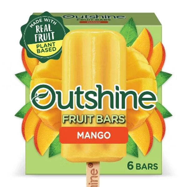 Outshine Mango Frozen Fruit Bar - 6ct