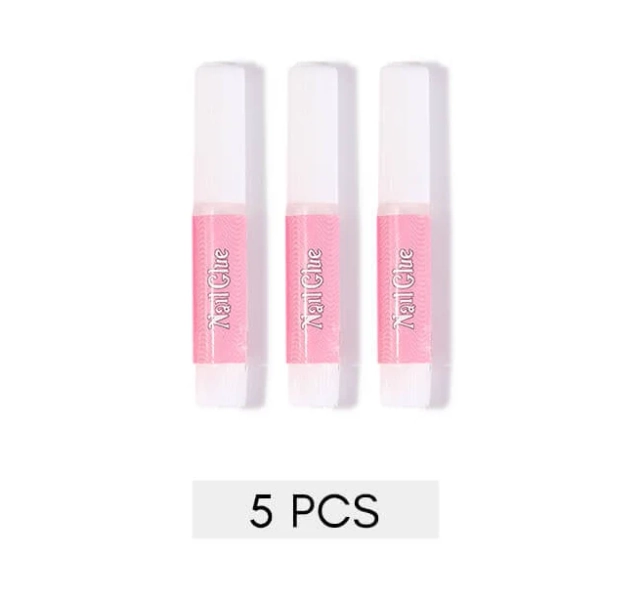 Nail Tips Glue Press On Nails Air Dry Nail Glue 5pcs