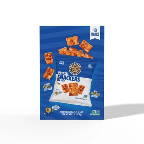 Pretzelized Sea Salt Crackers - 7.5oz/10ct