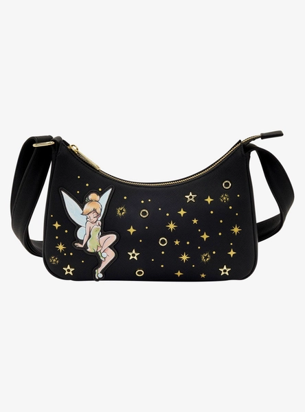 Loungefly Disney Peter Pan Tinker Bell Stars Crossbody Bag