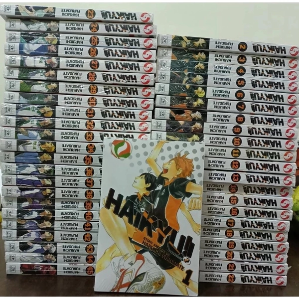 Haikyuu (Vol. 1-45) Complete Manga Full/Loose Set English Comic Book Series.