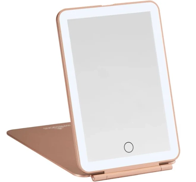 Impressions Vanity Touch Pad Mini Tri-Tone LED Makeup Mirror