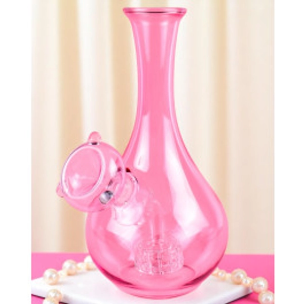 Elegant Pink Vase Bong w/ Bowl