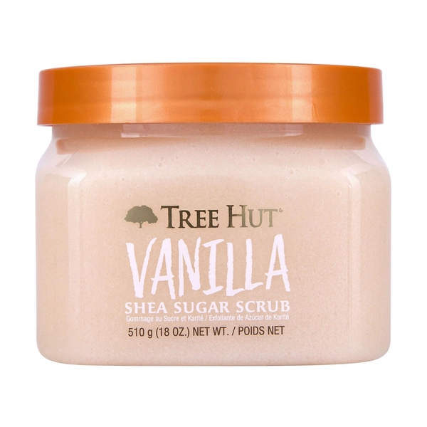 Tree Hut Shea Sugar Exfoliating Body Scrub, Vanilla, 18 OZ
