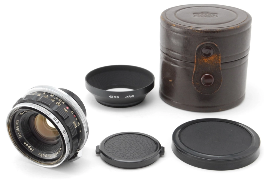 [Near MINT w/hood] Nikon Nippon Kogaku W-NIKKOR 35mm F/1.8 S Mount From JAPAN