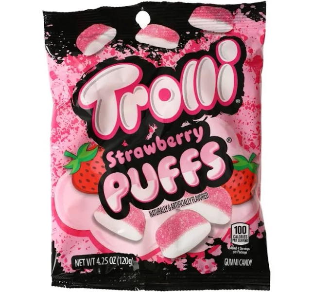 Trolli Strawberry Puffs