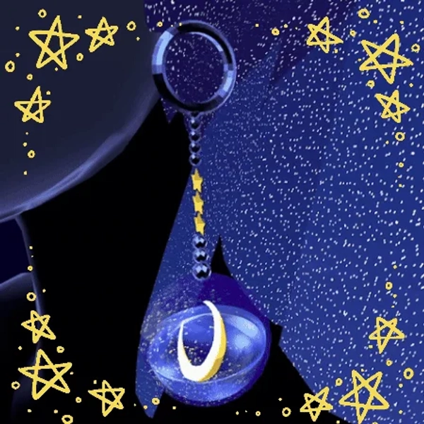 New moon earings 