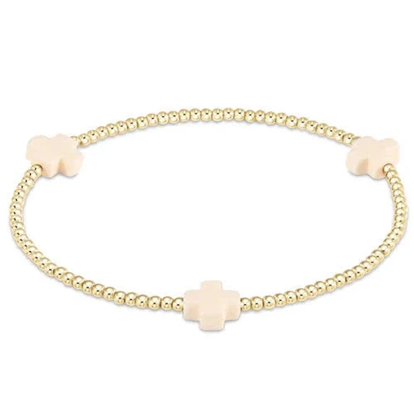 Enewton Signature Cross Bead Bracelet