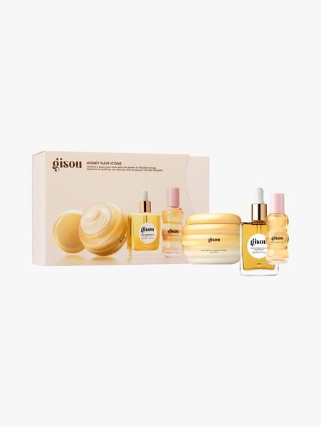 Honey Hair Icons Set