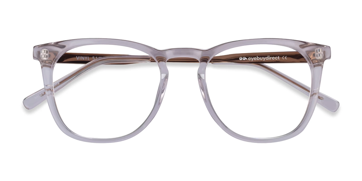 Vinyl Square Clear Full Rim Eyeglasses | Eyebuydirect
