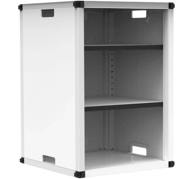 Luxor MBSCB02 2 Compartment Metal Classroom Cabinet