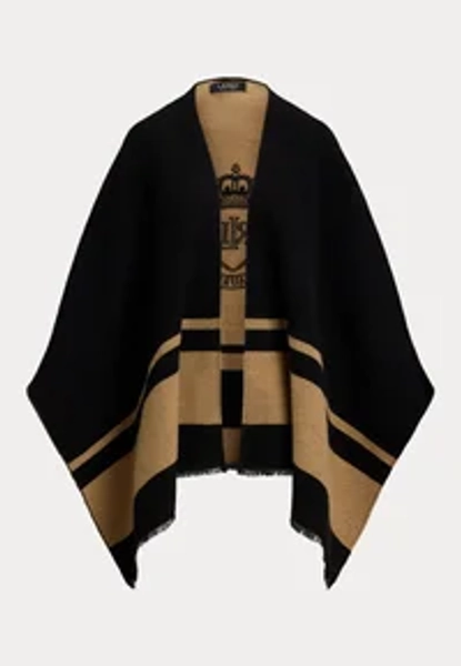 CREST JACQUARD RUADA - Mantella - black/camel
