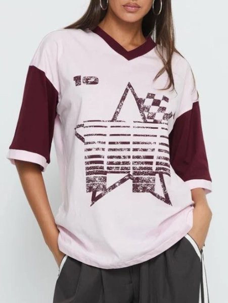Princess Polly Nachell Oversize Graphic T-Shirt